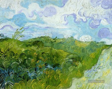 Grüne Weizenfelder Vincent van Gogh Ölgemälde